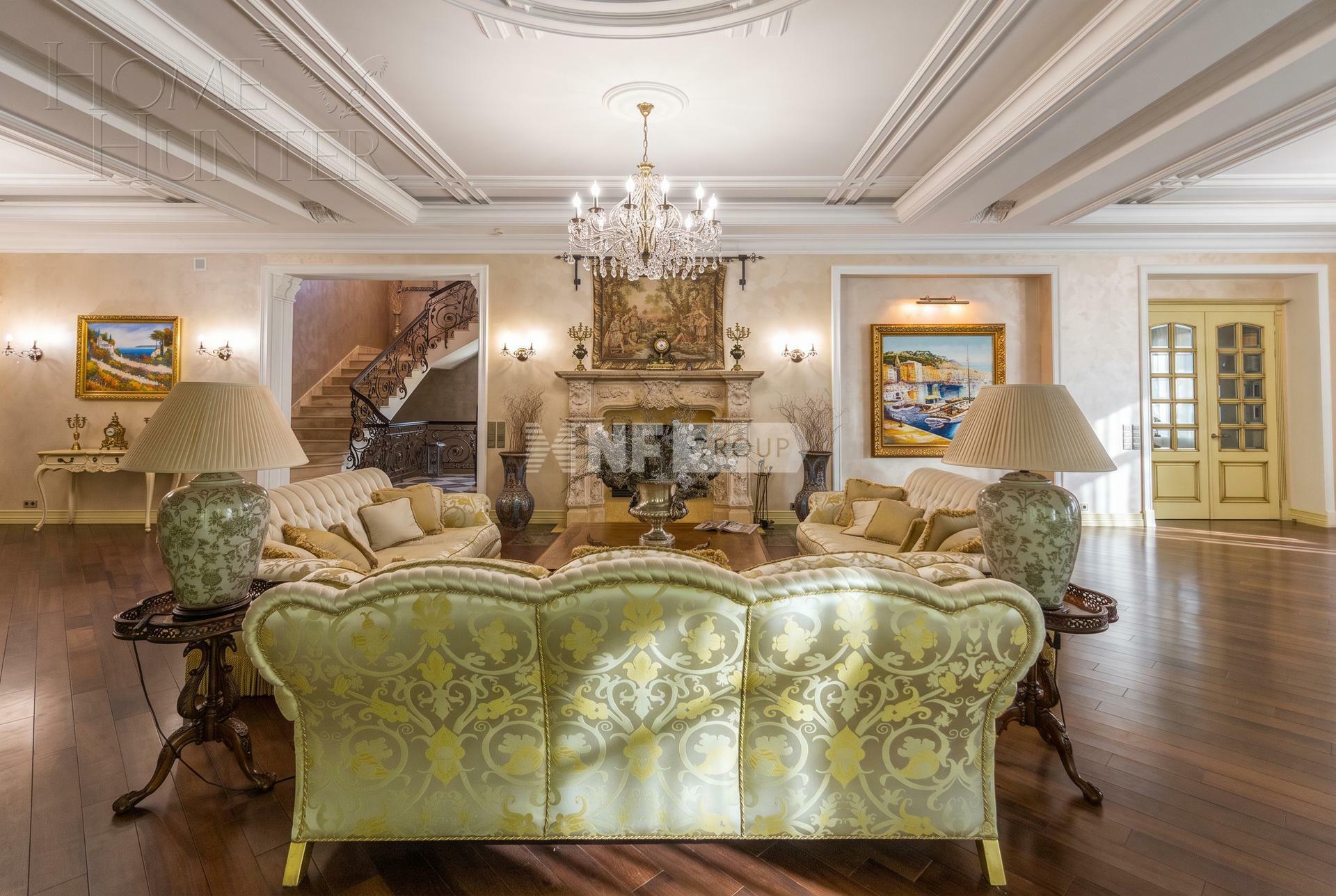 2-этажный коттедж 1 400 м² с отделкой