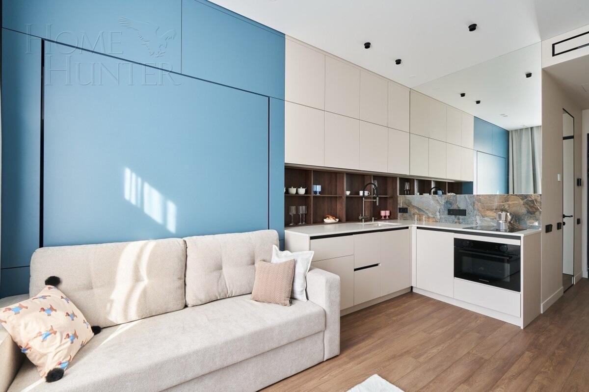 1-КОМН. КВАРТИРА С ОТДЕЛКОЙ 24.4 М² НА 17 ЭТАЖЕ