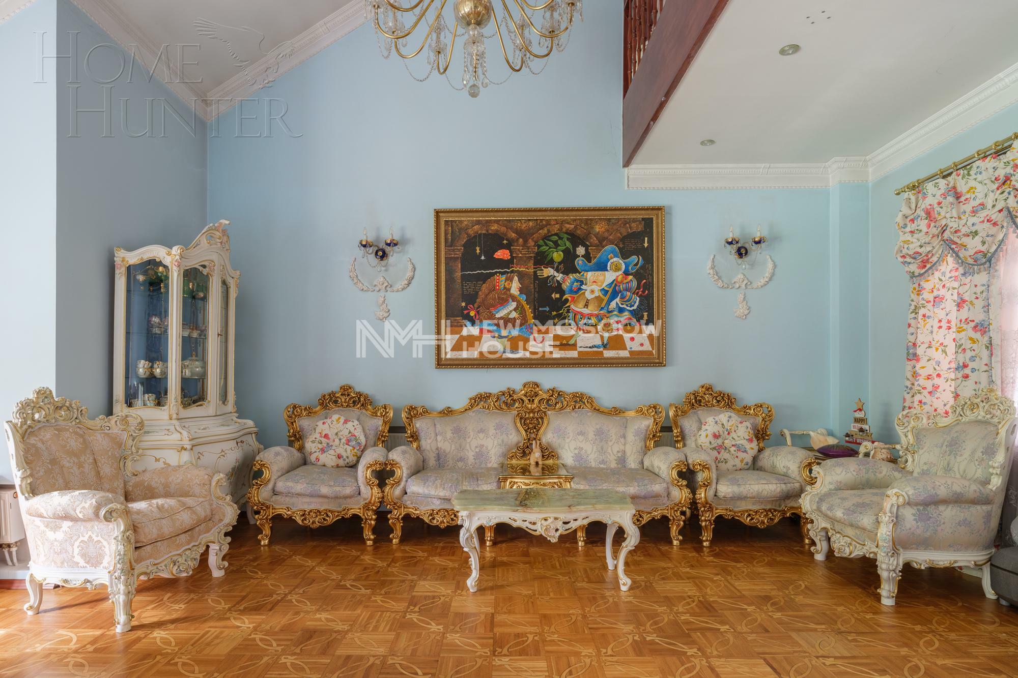 2-этажный коттедж 490 м² с отделкой