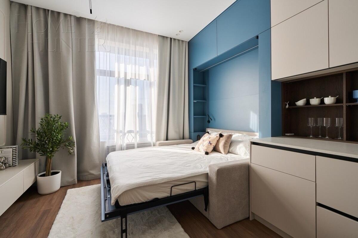 1-КОМН. КВАРТИРА С ОТДЕЛКОЙ 24.4 М² НА 17 ЭТАЖЕ