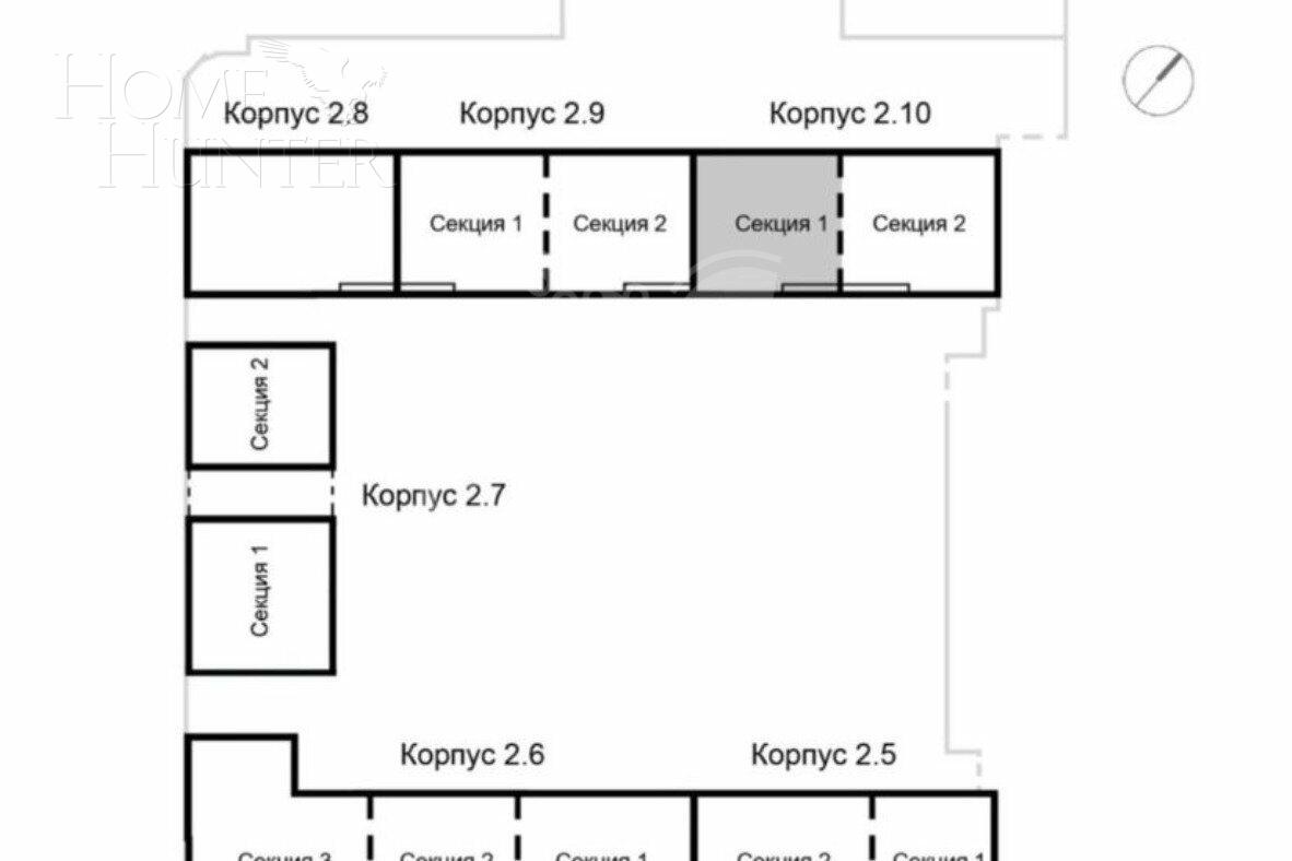 3-КОМН. КВАРТИРА БЕЗ ОТДЕЛКИ 99.71 М² НА 9 ЭТАЖЕ