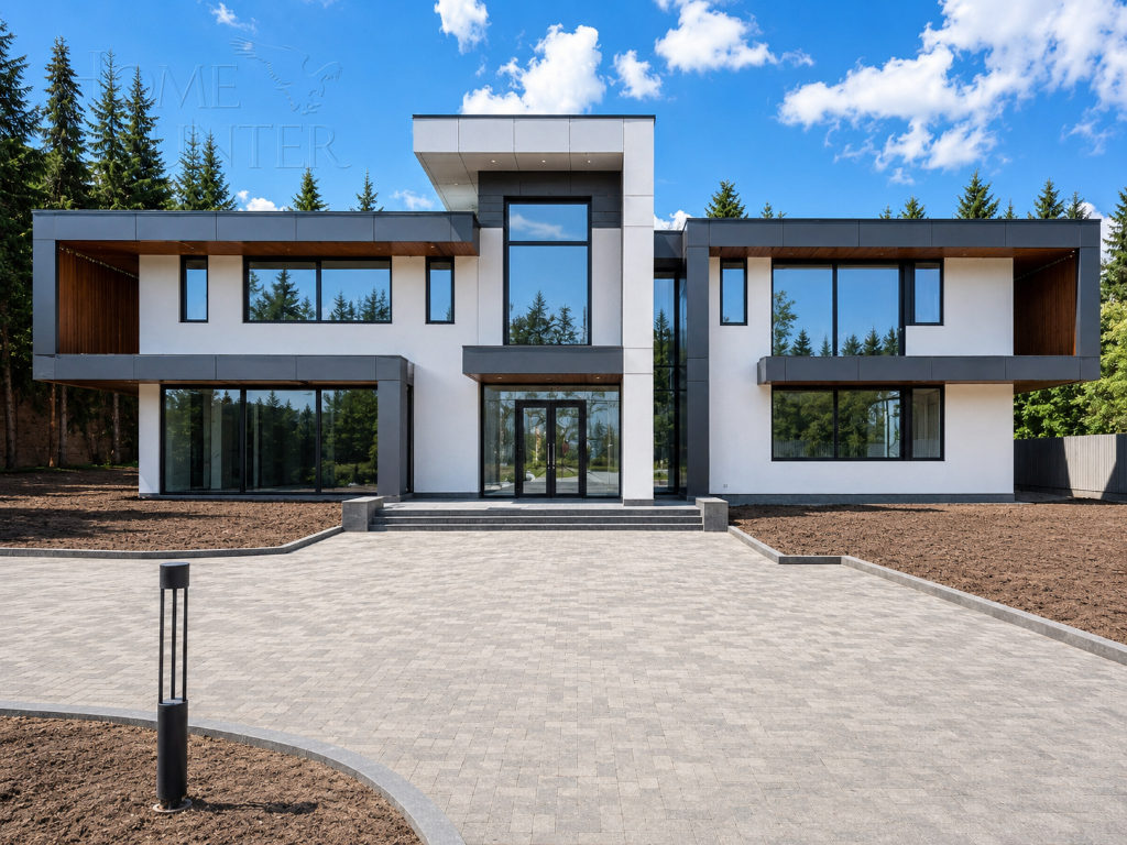 2-этажный коттедж 1 325 м² без отделки