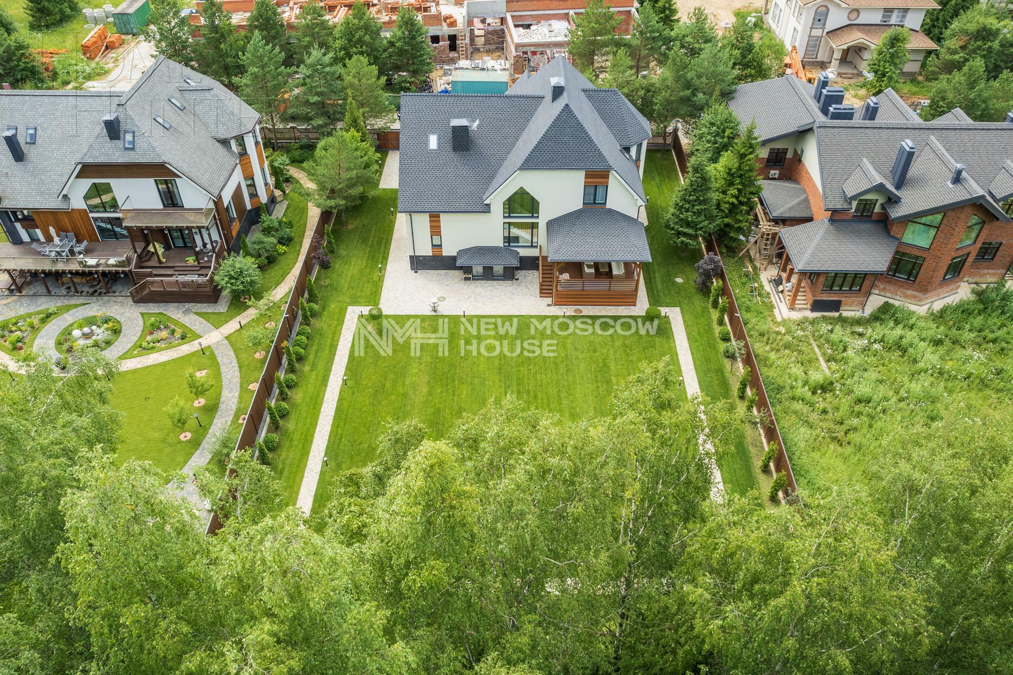 2-этажный коттедж 450 м² с отделкой