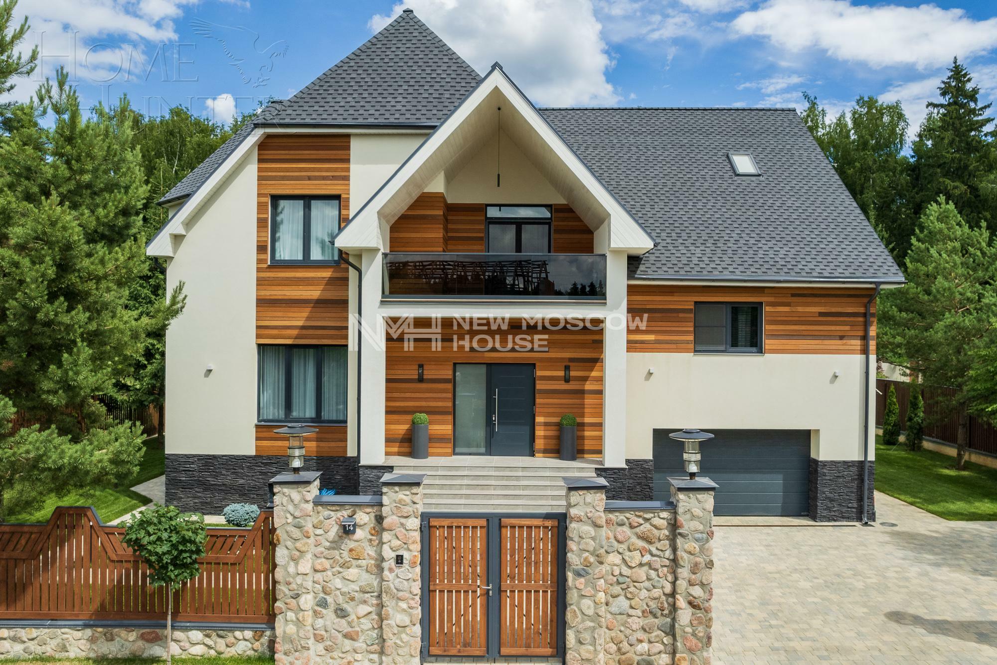 2-этажный коттедж 450 м² с отделкой
