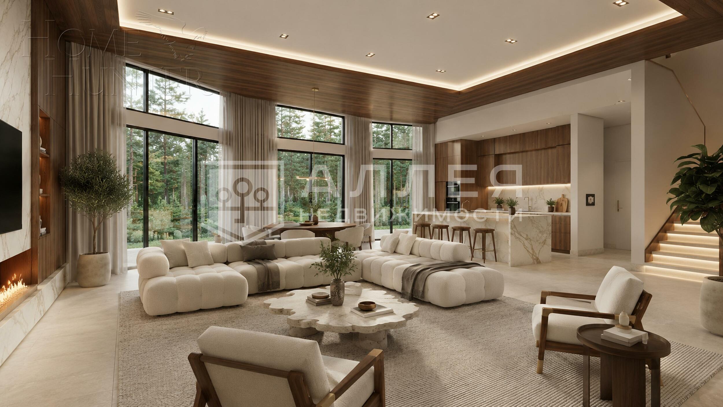 2-этажный коттедж 1 700 м² без отделки