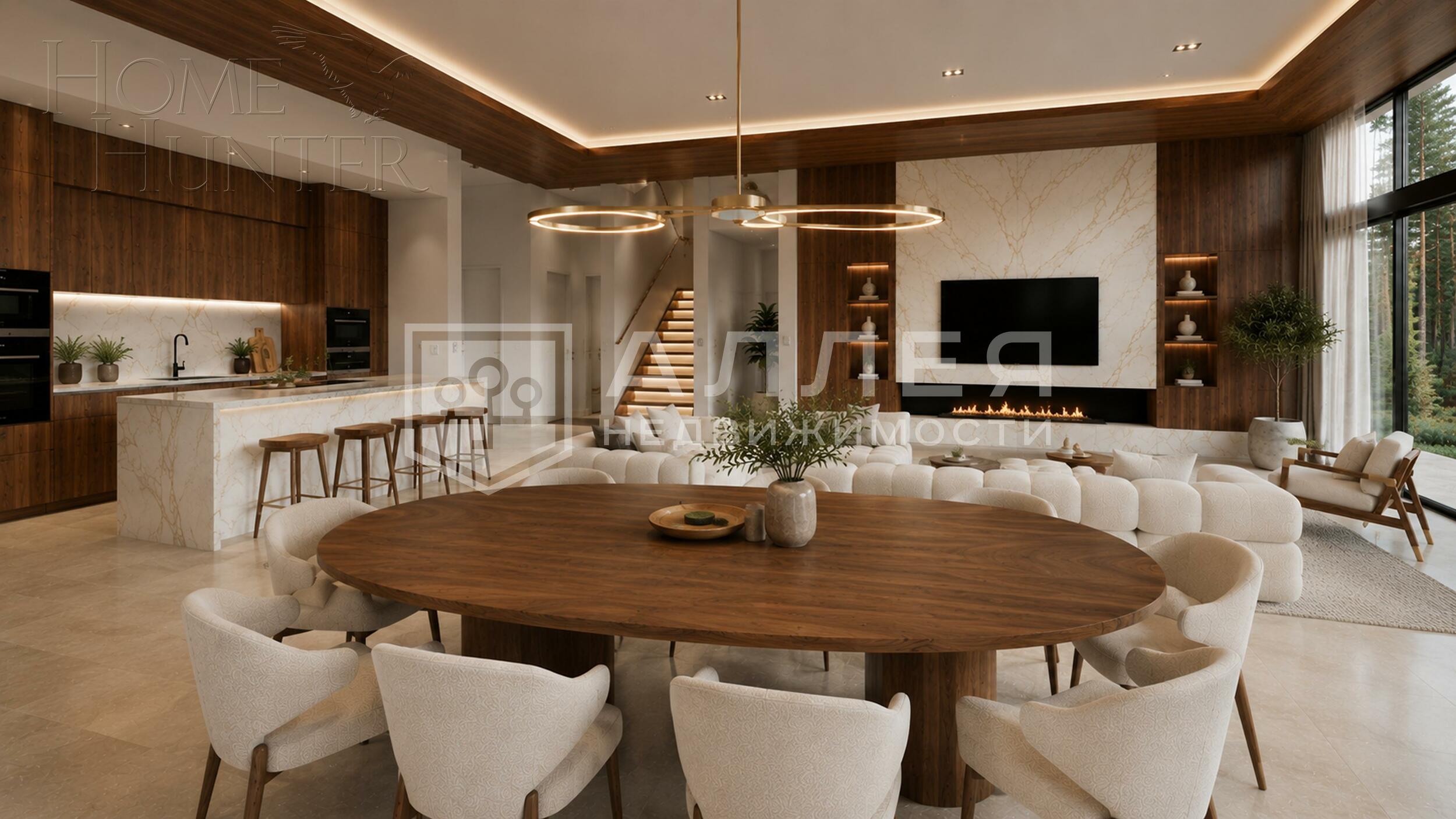 2-этажный коттедж 1 700 м² без отделки