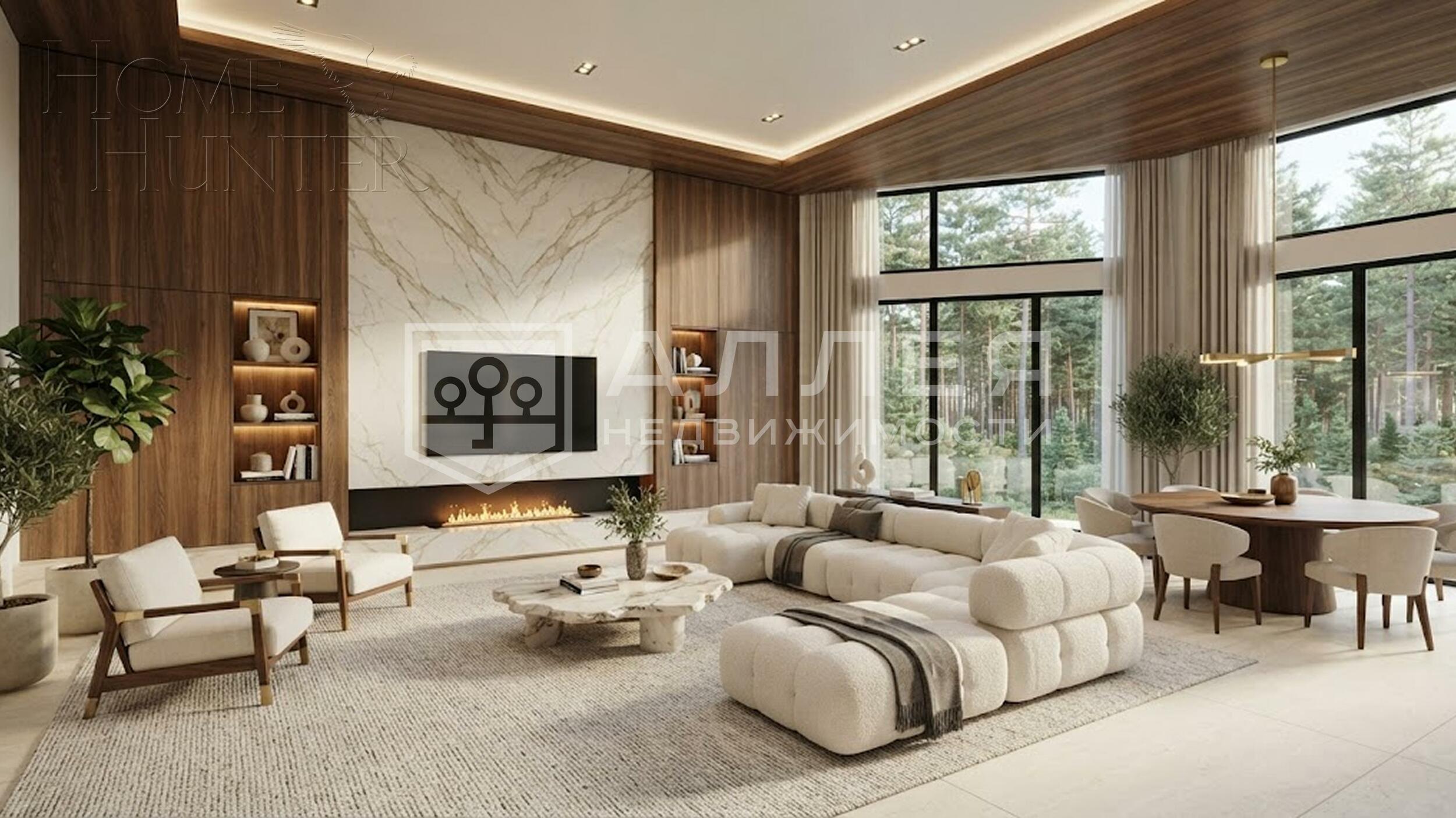 2-этажный коттедж 1 700 м² без отделки