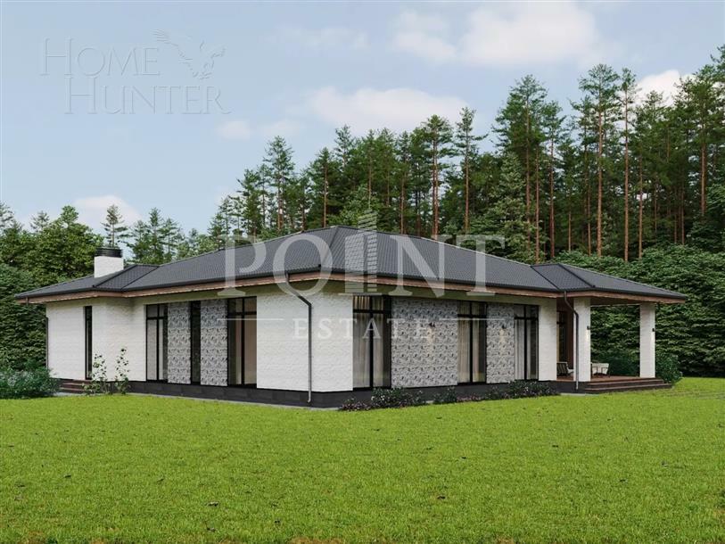 1-этажный коттедж 320 м² без отделки