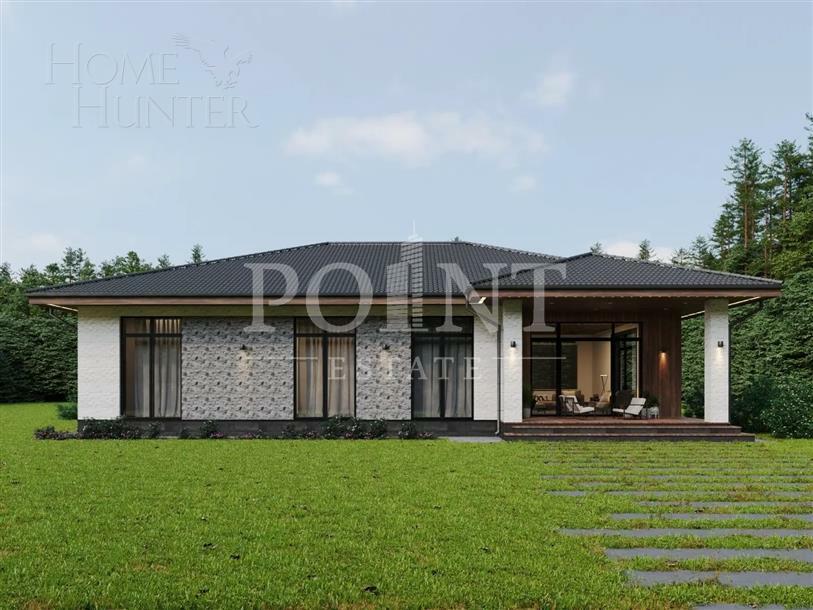 1-этажный коттедж 320 м² без отделки