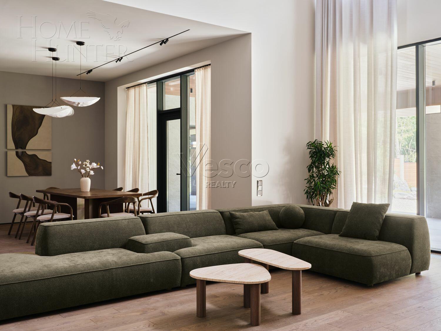2-этажный коттедж 480 м² с отделкой