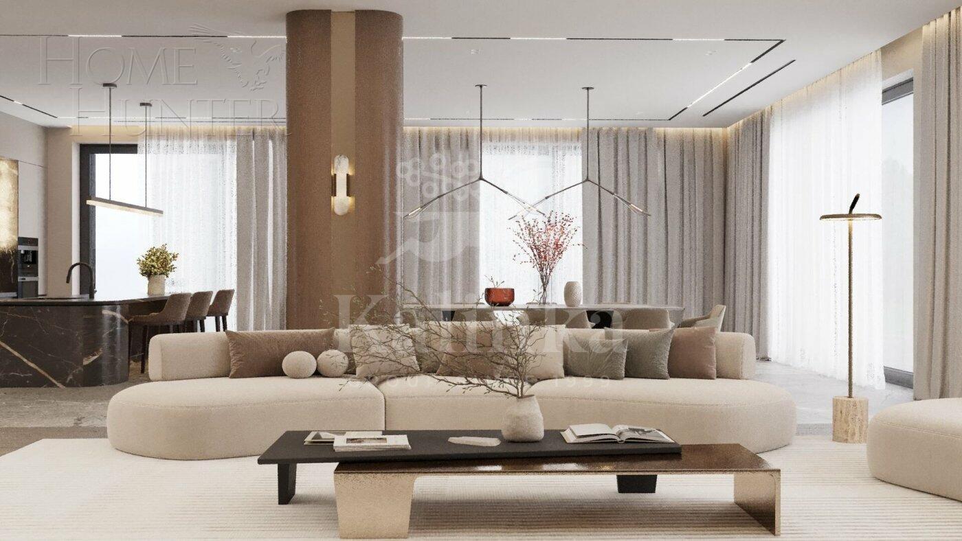 2-этажный коттедж 1 170 м² с отделкой