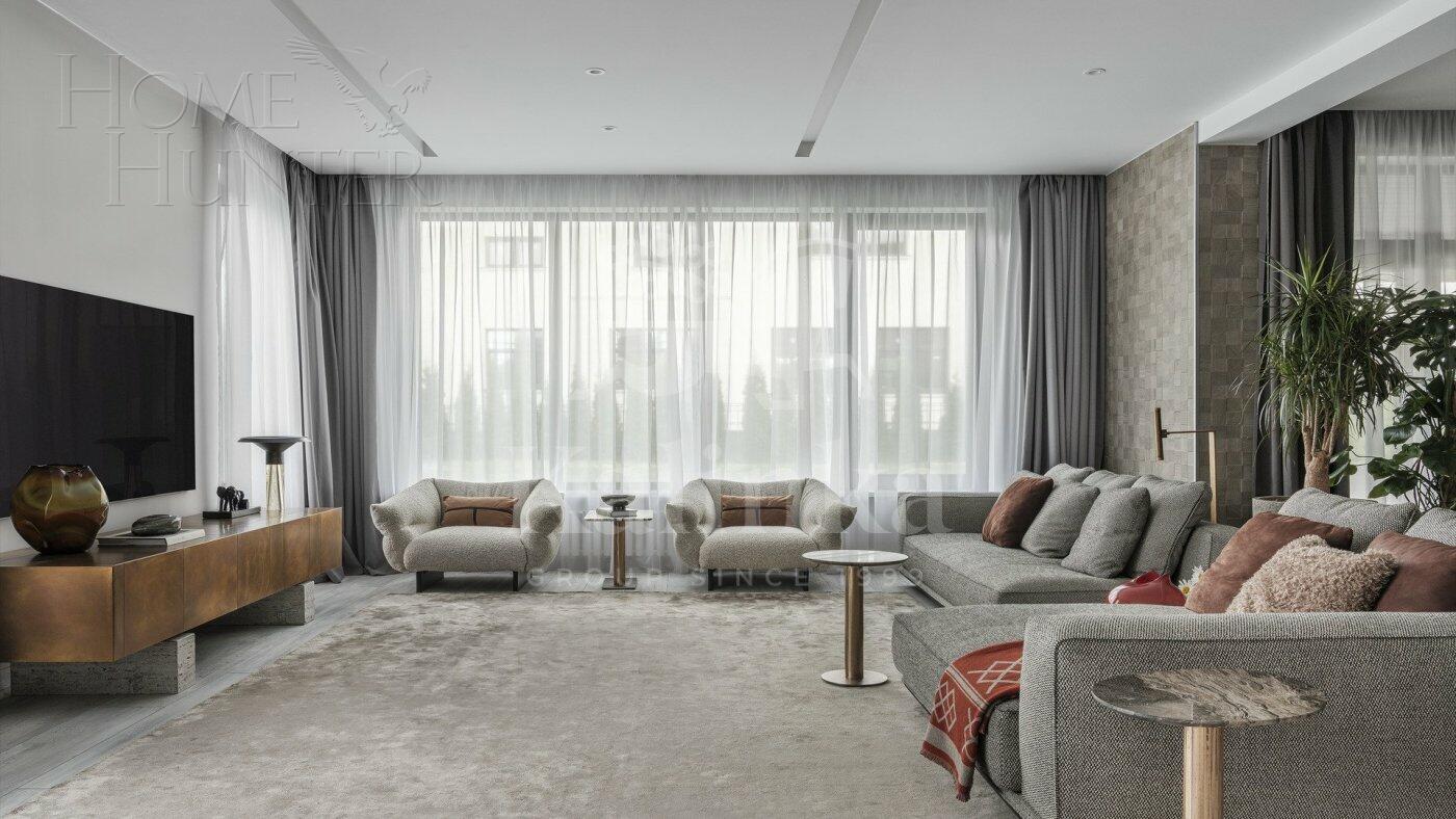 3-этажный коттедж 590 м² с отделкой