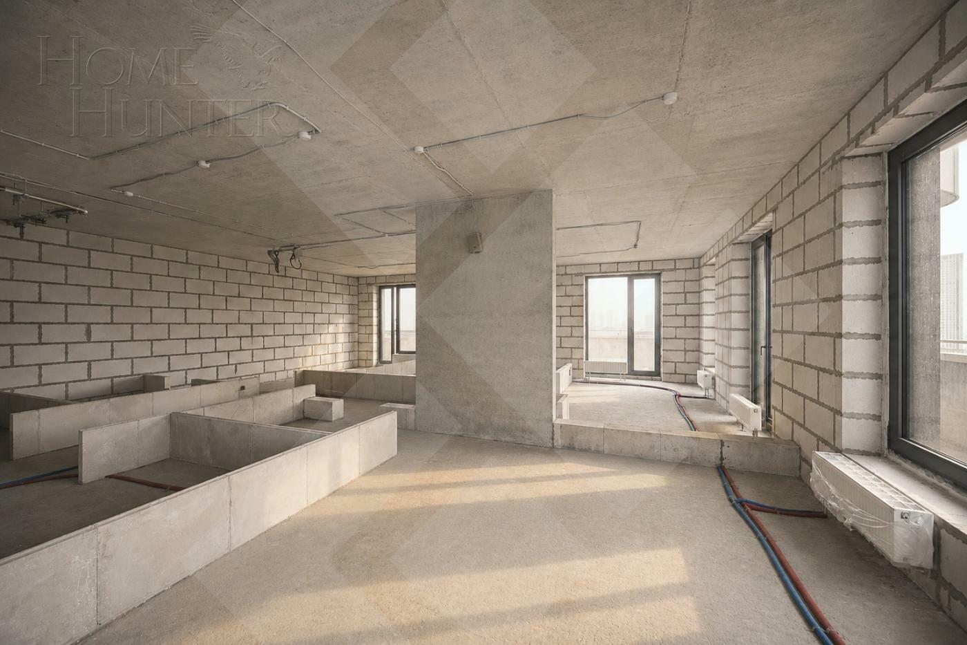 3-КОМН. КВАРТИРА БЕЗ ОТДЕЛКИ 120 М² НА 9 ЭТАЖЕ