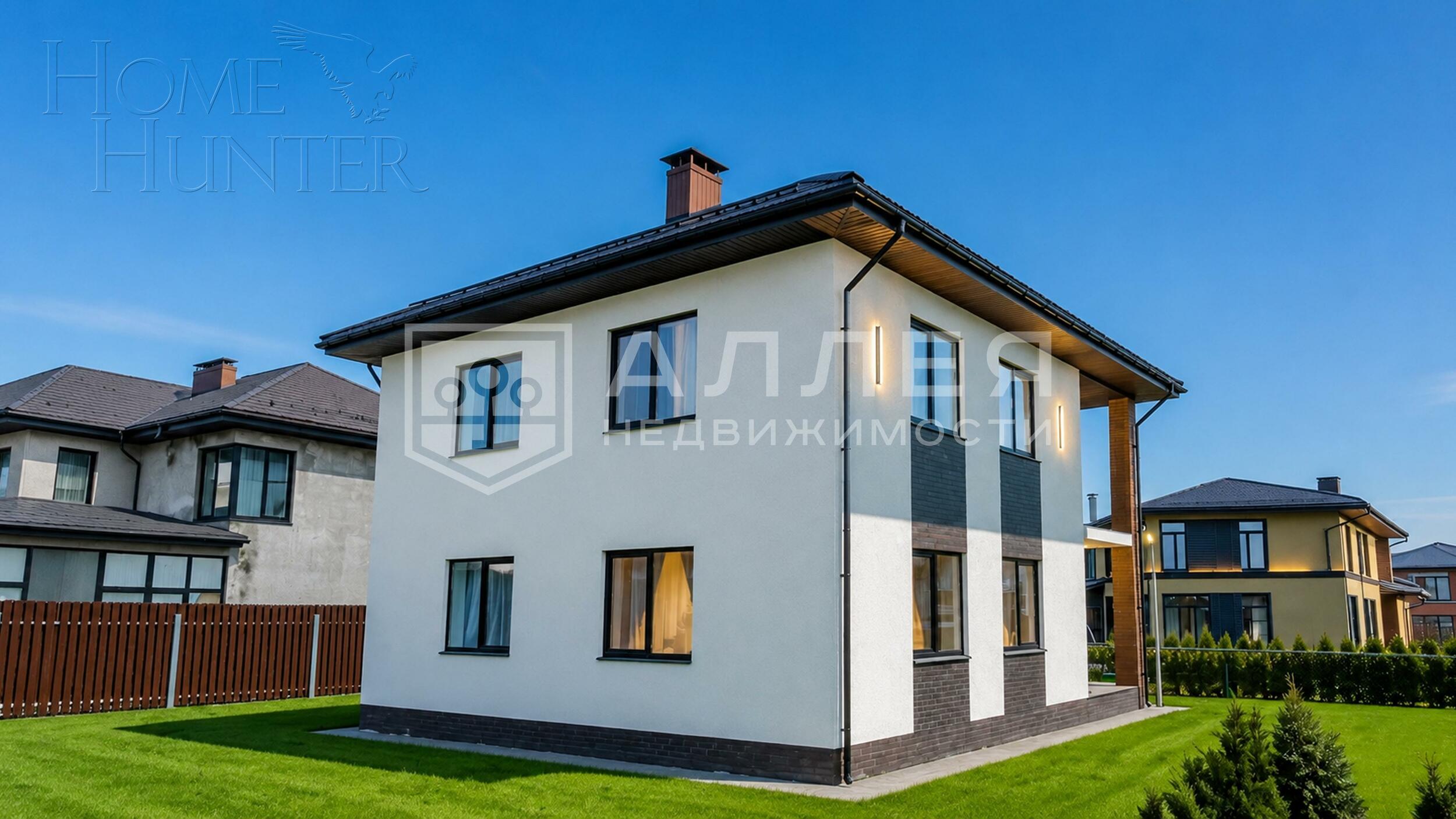 2-этажный коттедж 200 м² с отделкой