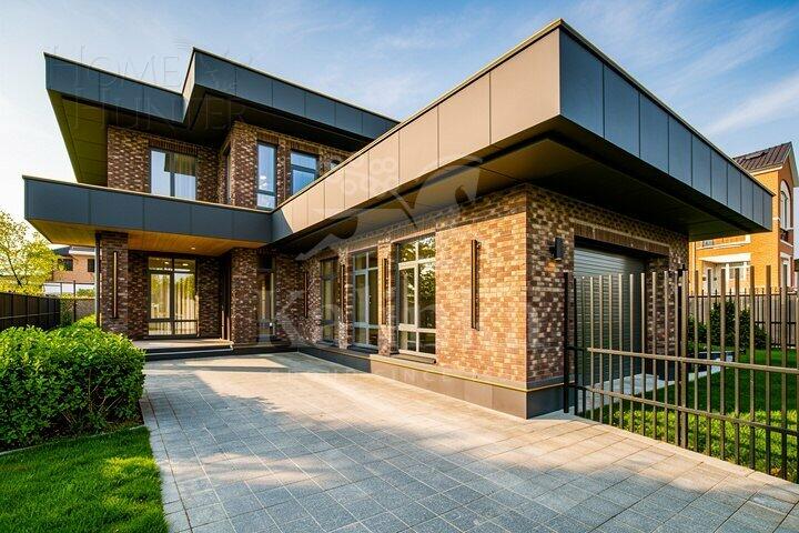2-этажный коттедж 340 м² с отделкой