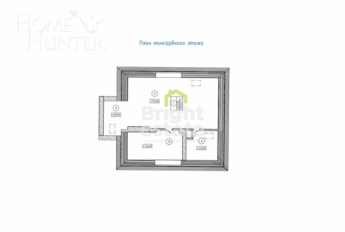 2-этажный коттедж 1 463 м² с отделкой