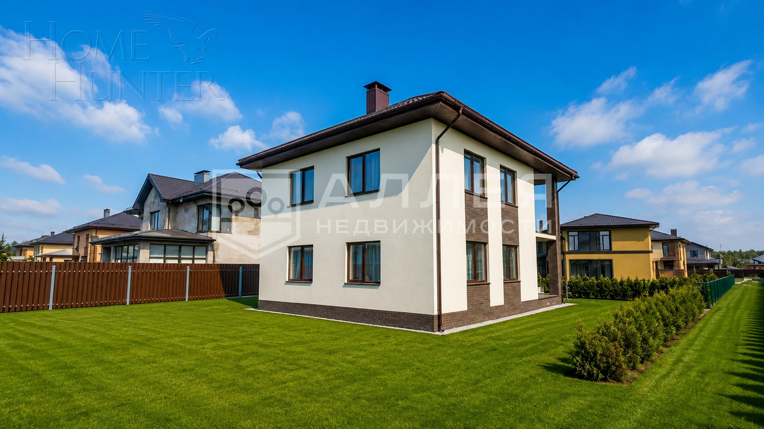 2-этажный коттедж 200 м² с отделкой
