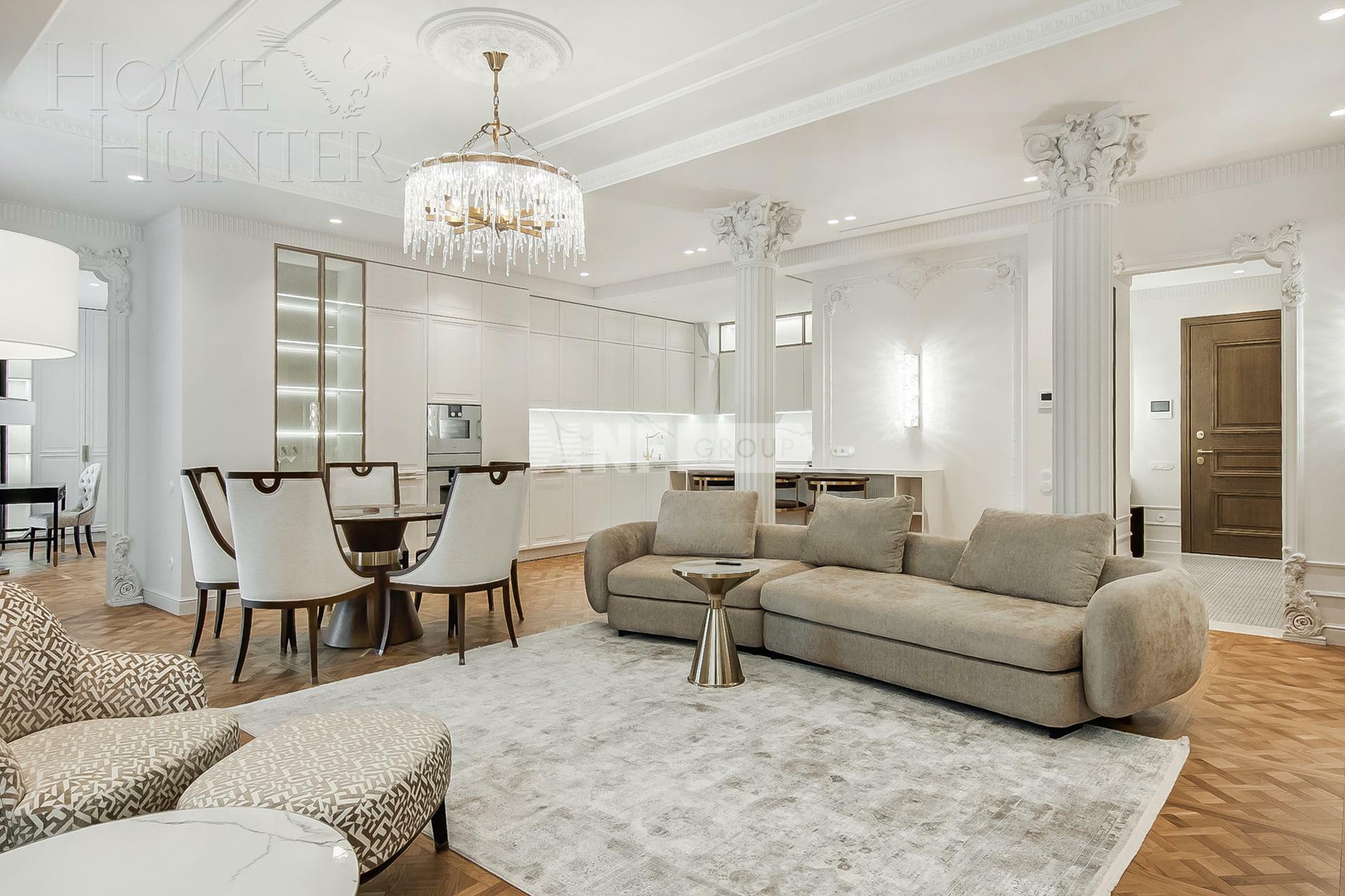 3-КОМН. АПАРТАМЕНТЫ С ОТДЕЛКОЙ 476.3 М² НА 3 ЭТАЖЕ