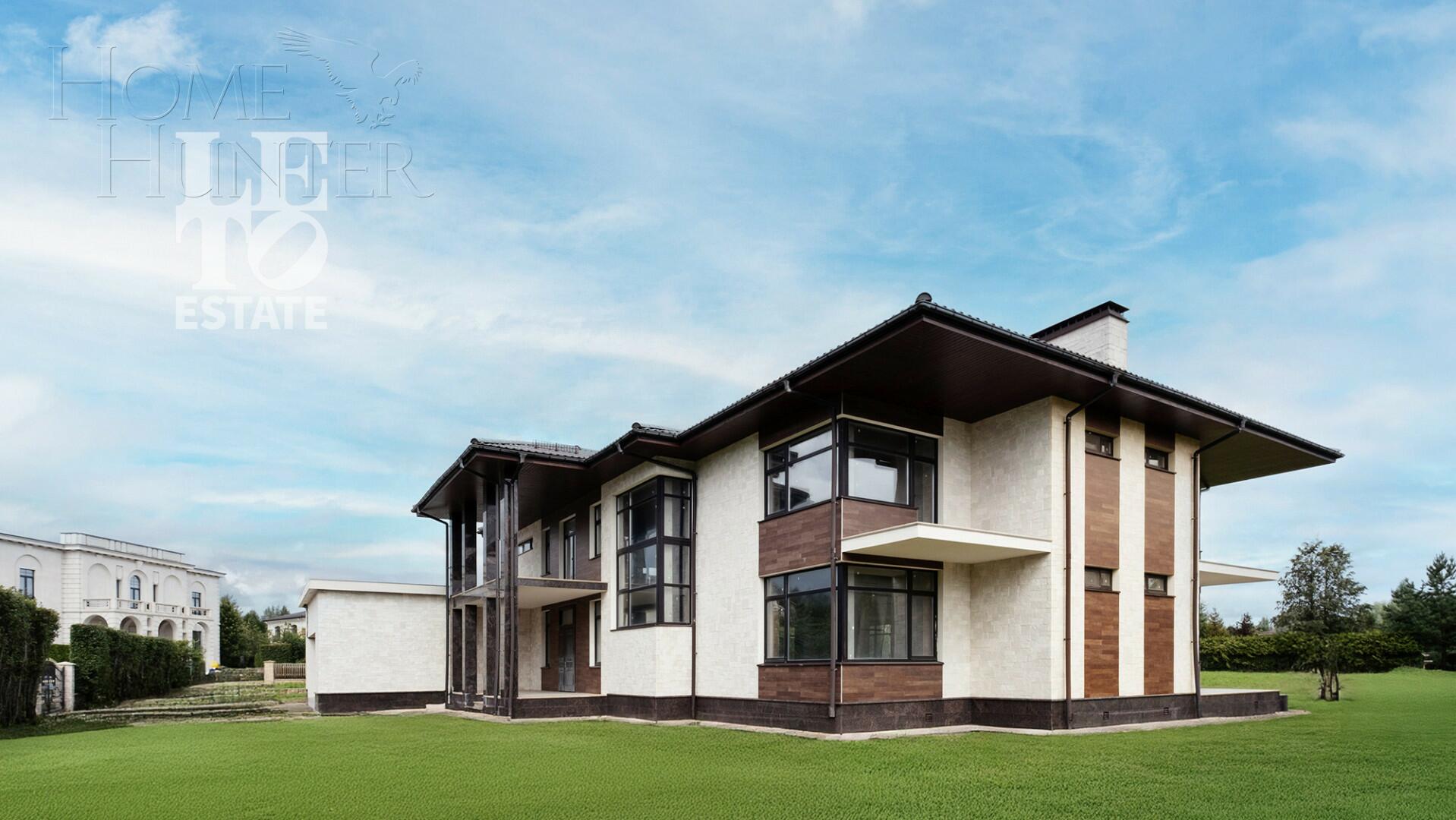 2-этажный коттедж 700 м² без отделки