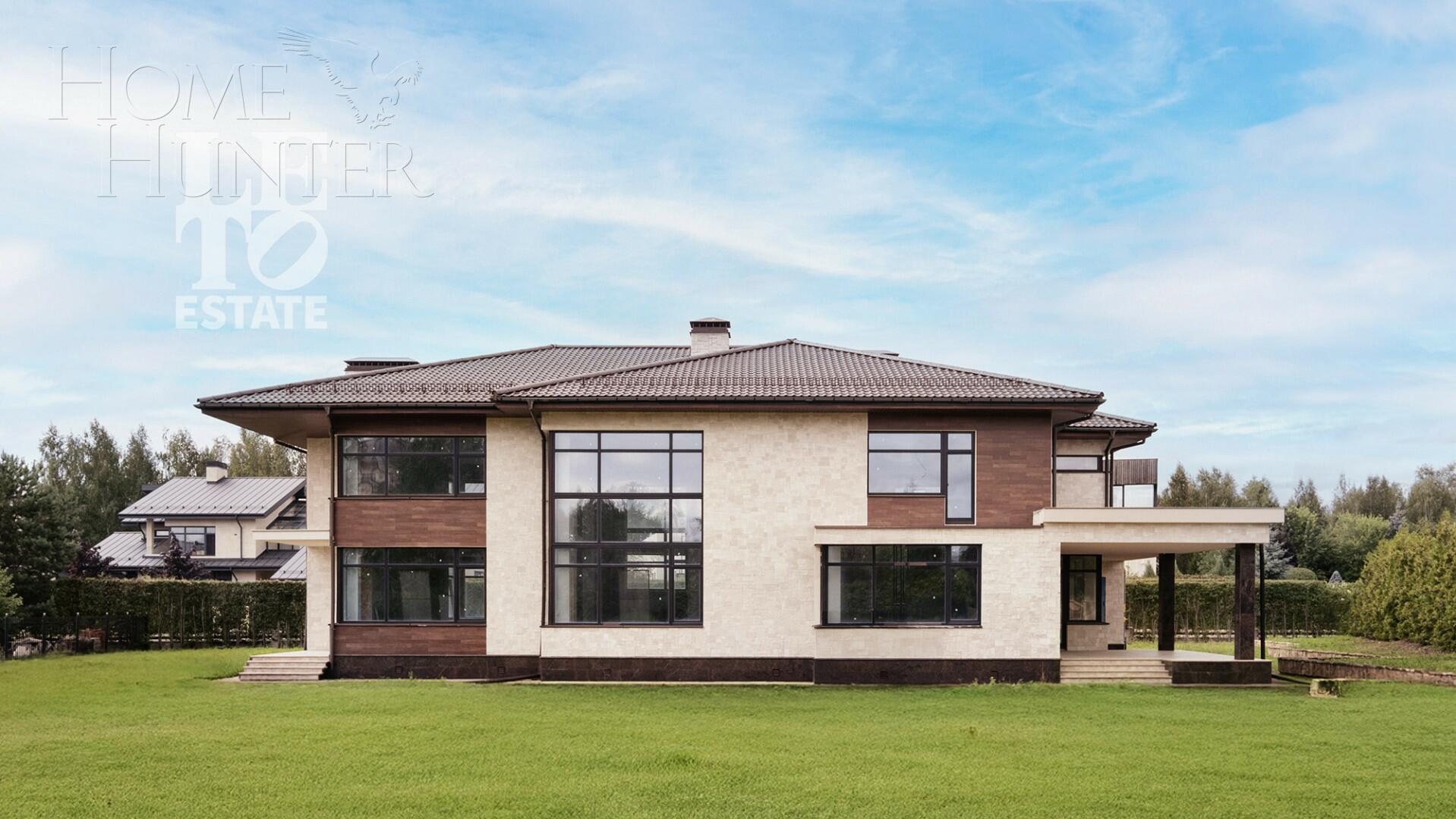 2-этажный коттедж 700 м² без отделки