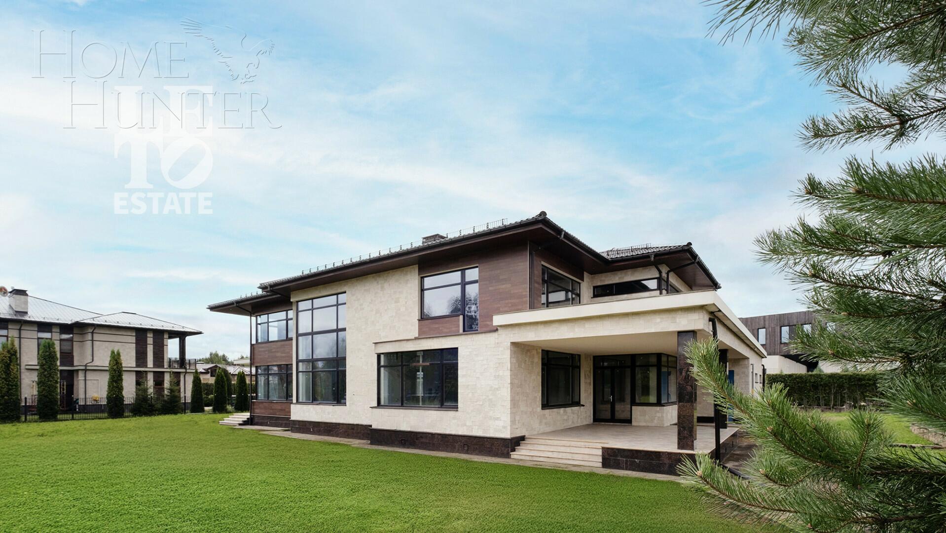 2-этажный коттедж 700 м² без отделки