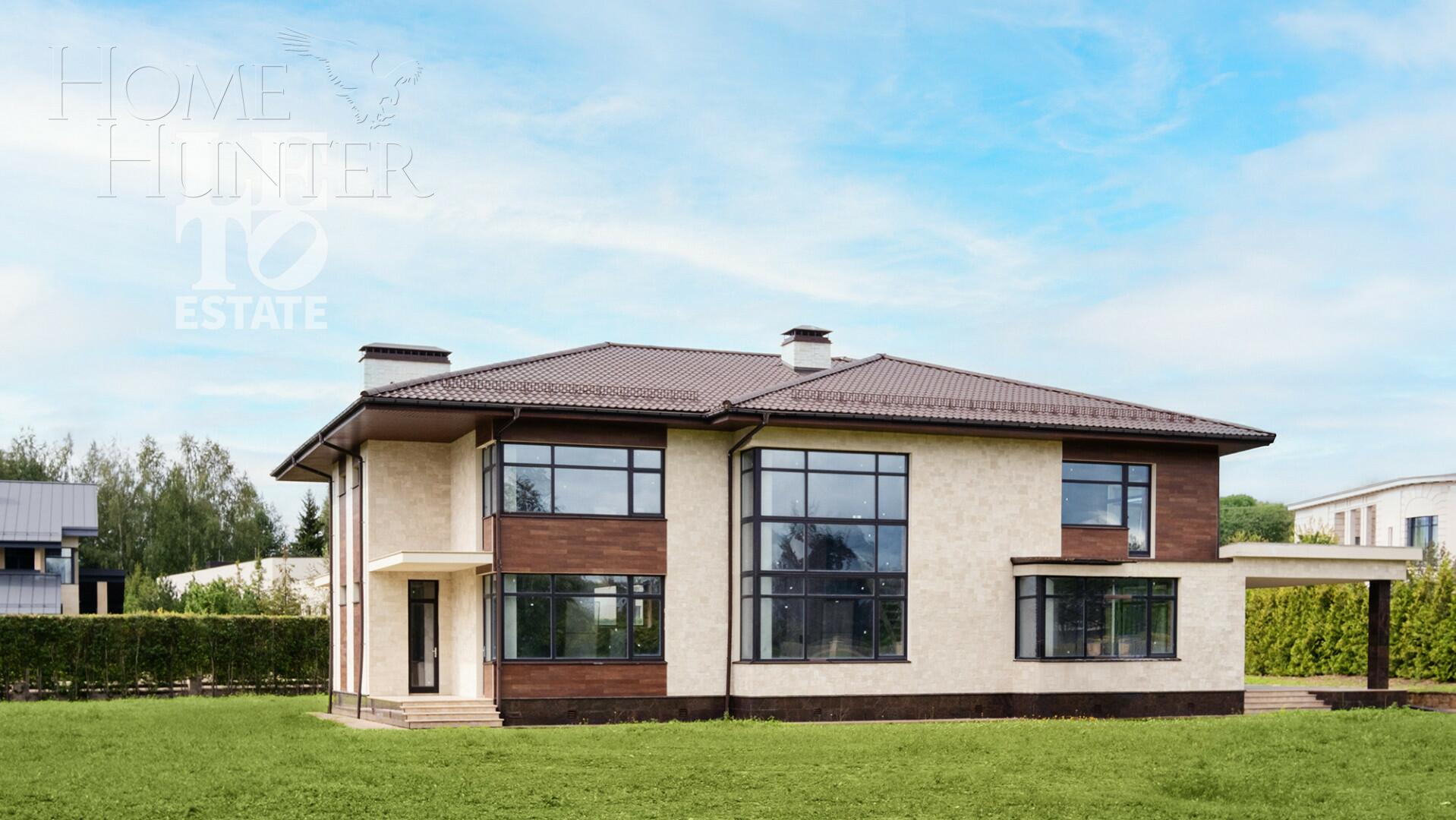 2-этажный коттедж 700 м² без отделки