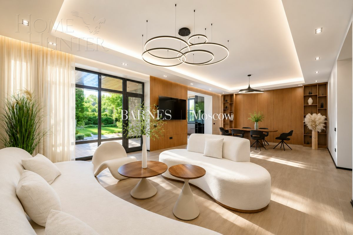 2-этажный коттедж 340 м² с отделкой