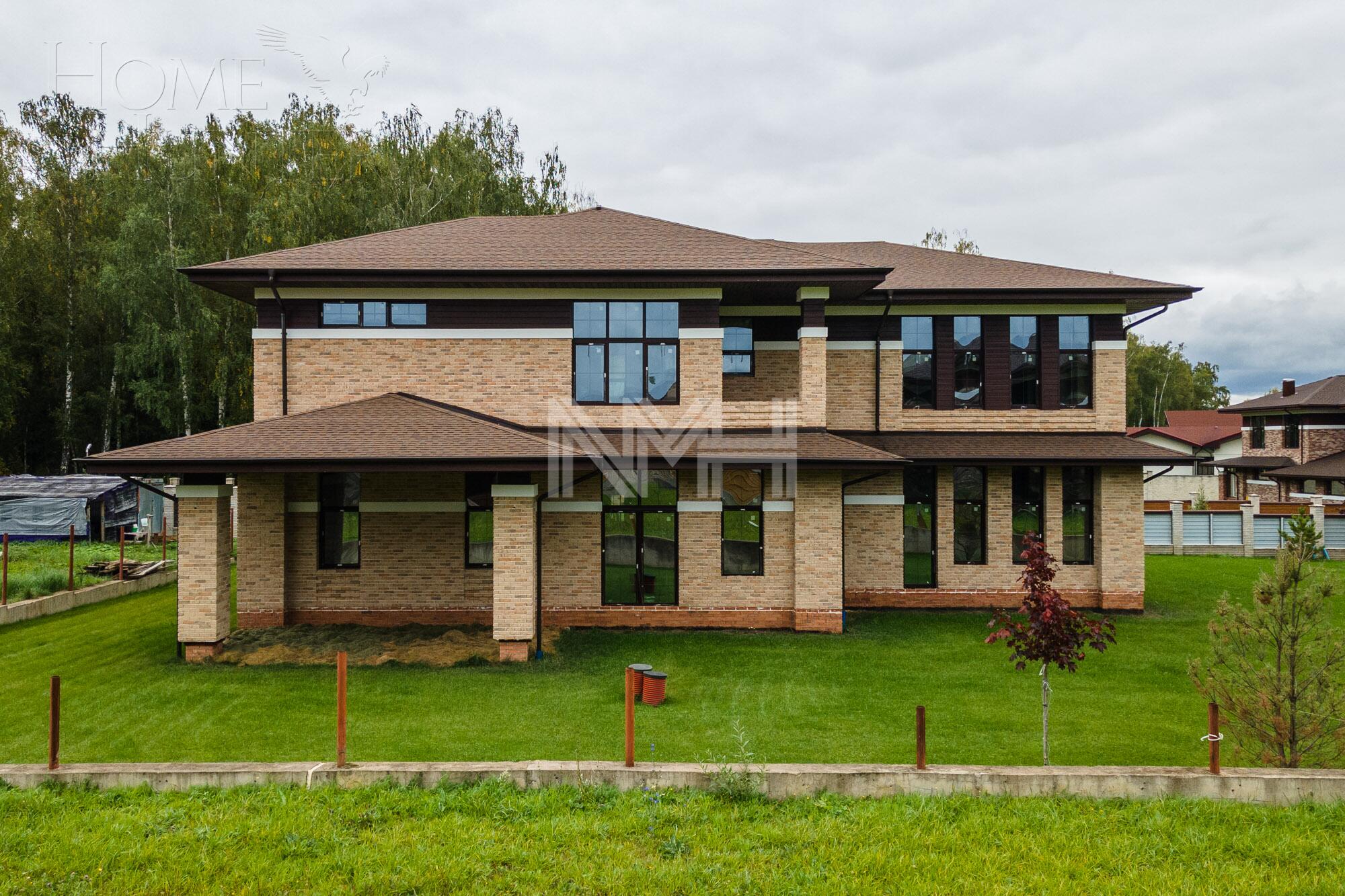 2-этажный коттедж 460 м² без отделки