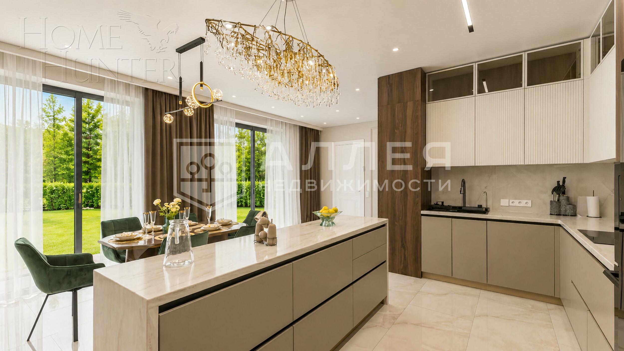 2-этажный коттедж 750 м² с отделкой