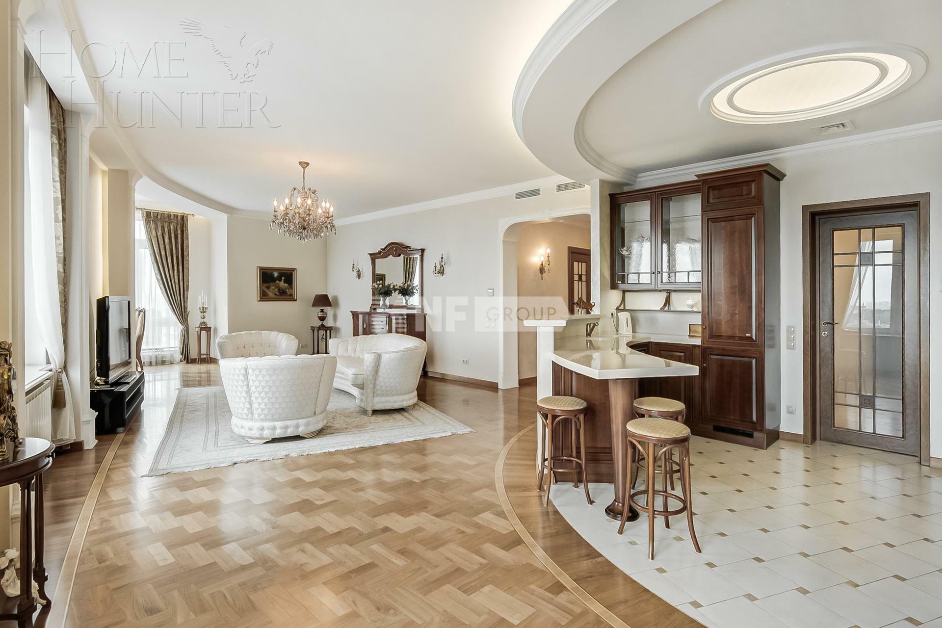 4-КОМН. КВАРТИРА С ОТДЕЛКОЙ 250 М² НА 13 ЭТАЖЕ