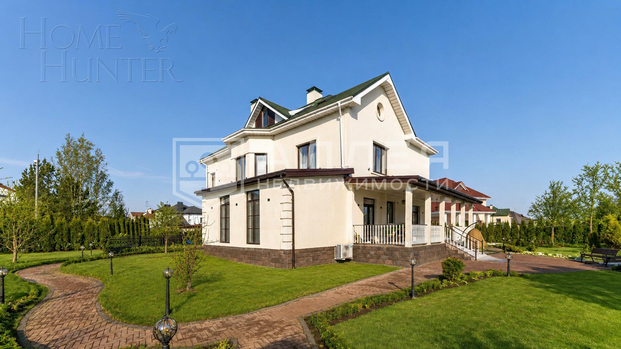 2-этажный коттедж 550 м² с отделкой
