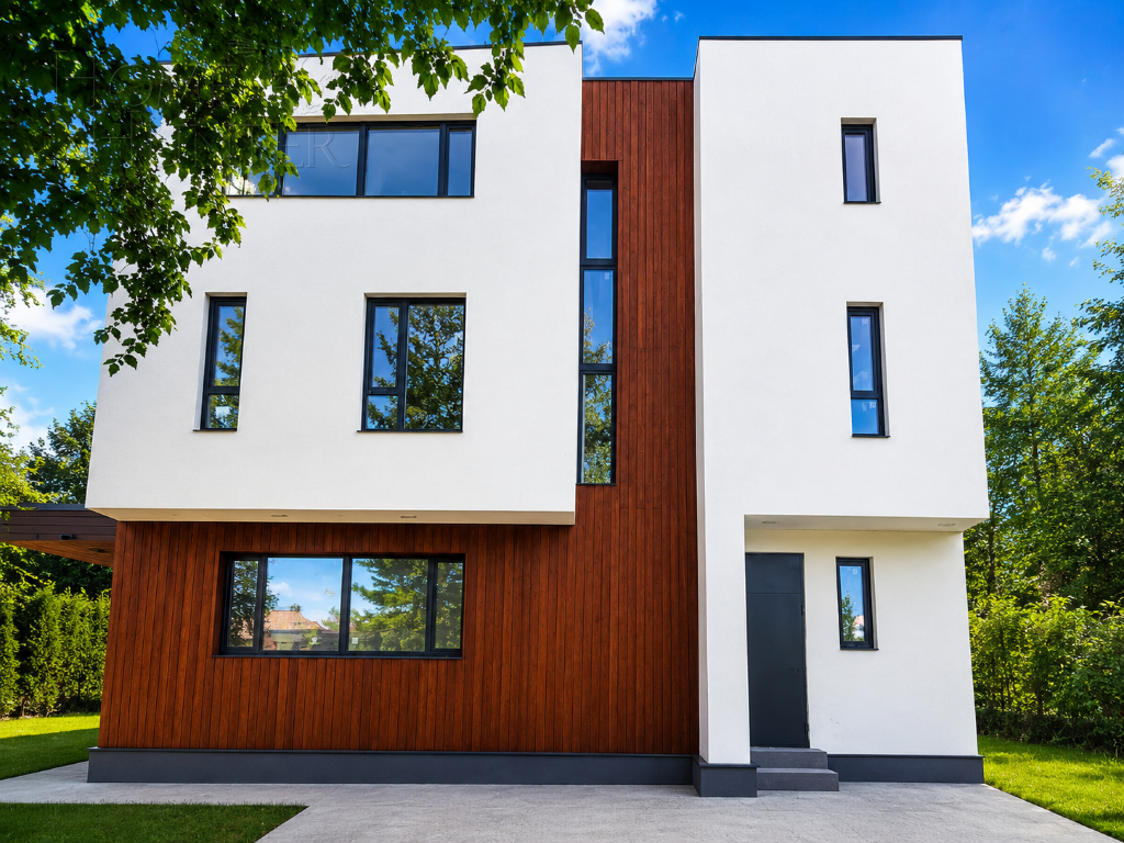 3-этажный коттедж 560 м² без отделки