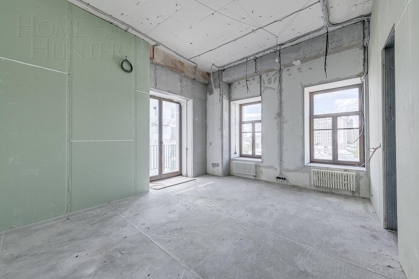 2-УРОВНЕВЫЙ ПЕНТХАУС БЕЗ ОТДЕЛКИ 321.9 М² НА 7 ЭТАЖЕ