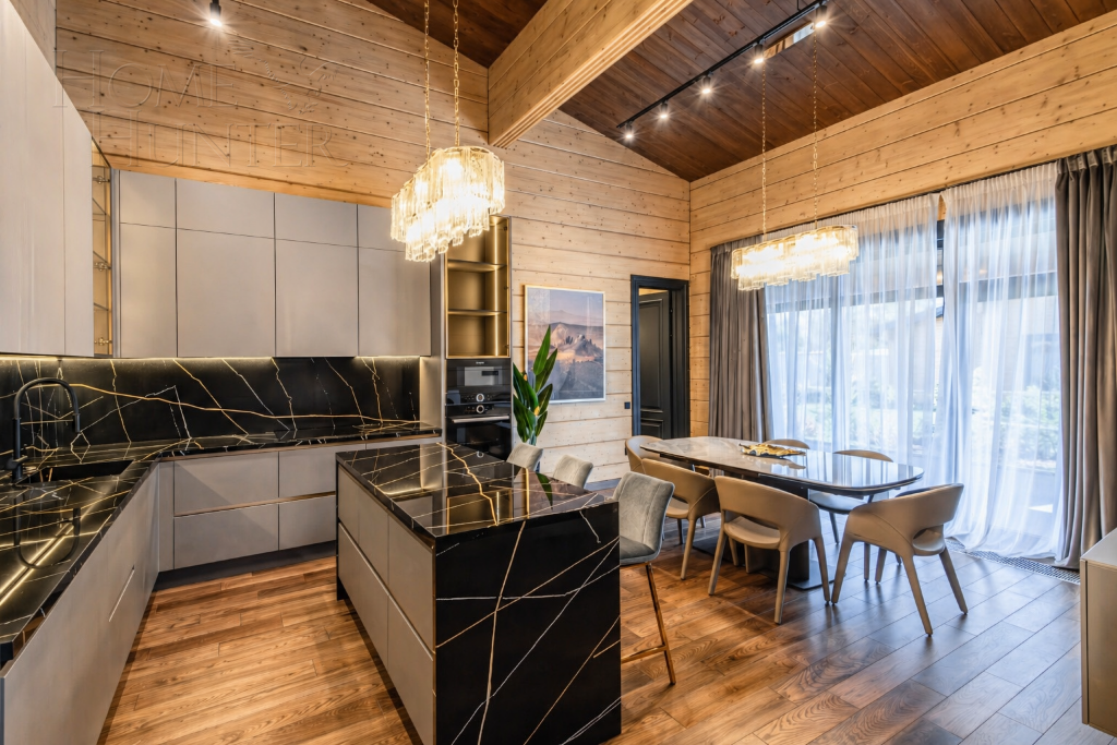 2-этажный коттедж 374 м² с отделкой
