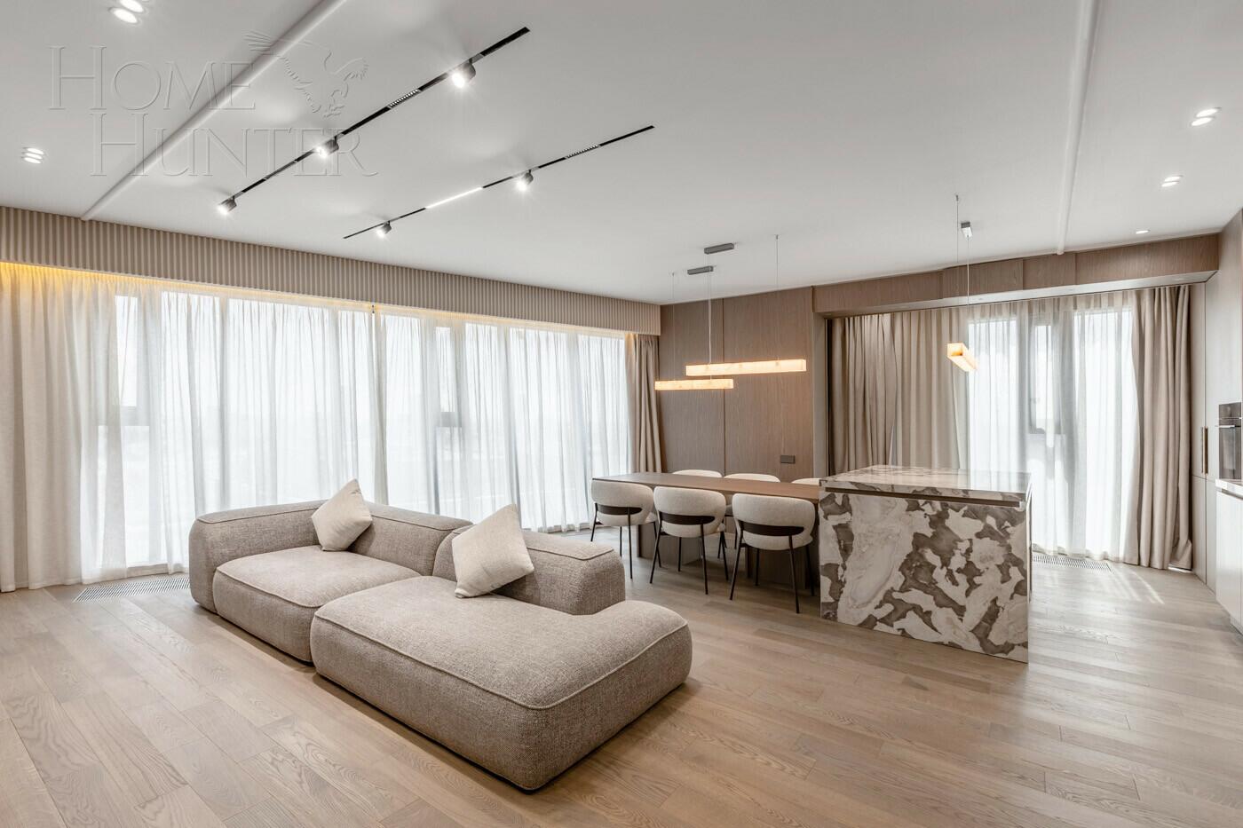 4-КОМН. КВАРТИРА С ОТДЕЛКОЙ 147.5 М² НА 25 ЭТАЖЕ