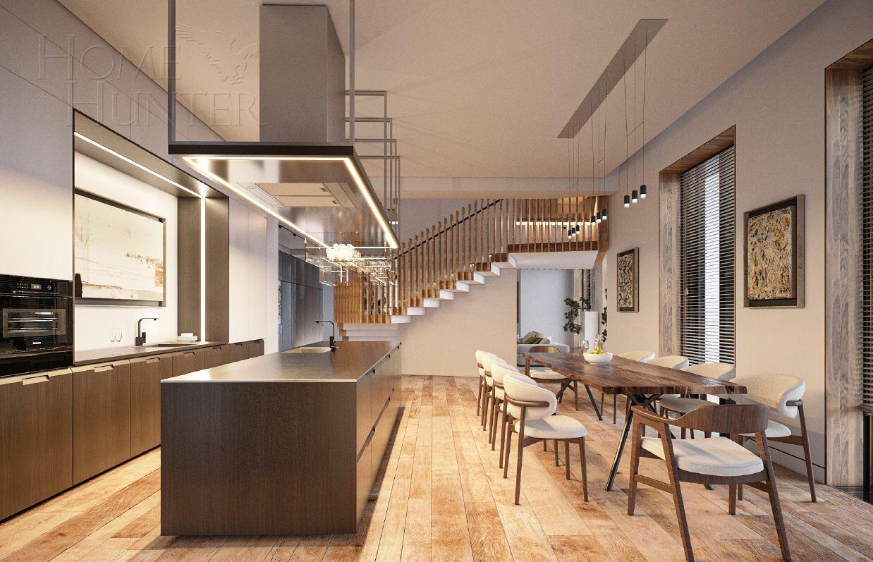 3-этажный коттедж 1 200 м² без отделки