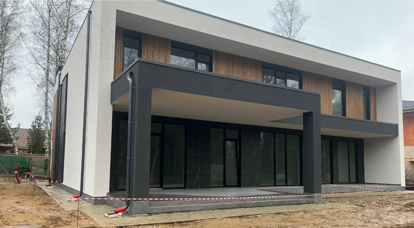 2-этажный коттедж 604 м² без отделки