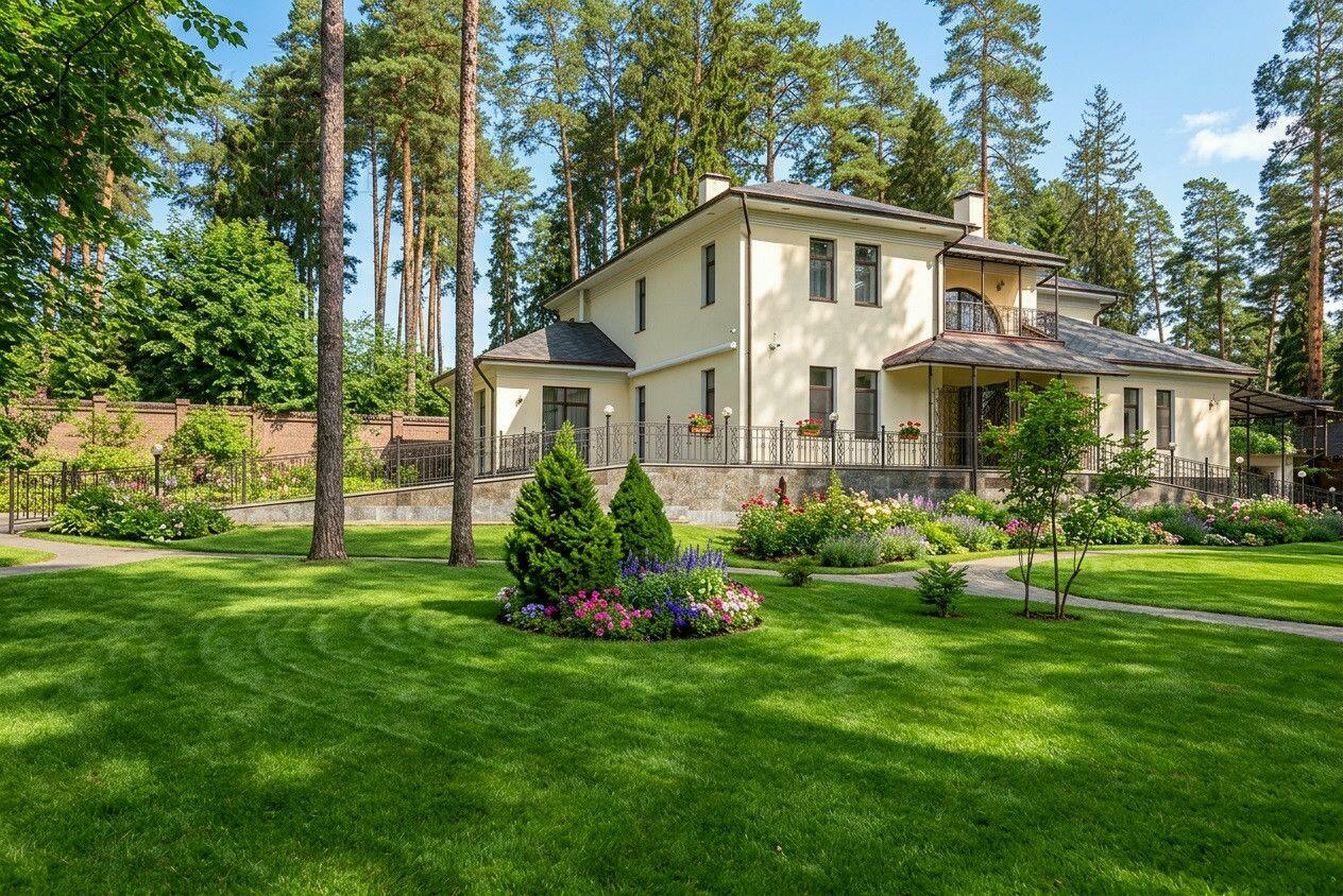 2-этажный коттедж 600 м² с отделкой