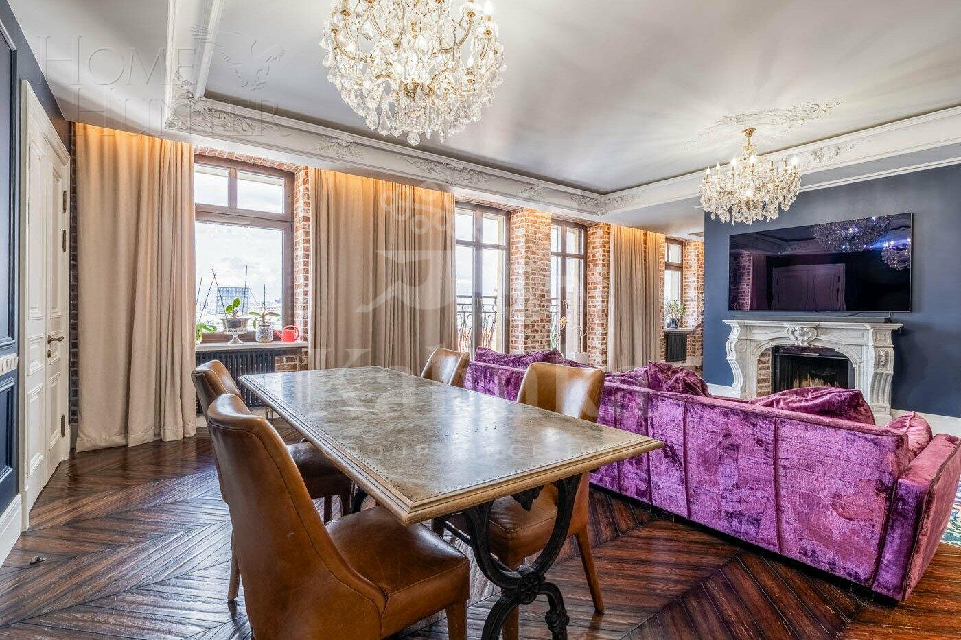 4-КОМН. АПАРТАМЕНТЫ С ОТДЕЛКОЙ 170.7 М² НА 9 ЭТАЖЕ