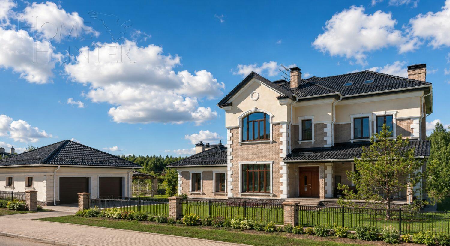 2-этажный коттедж 1 000 м² с отделкой