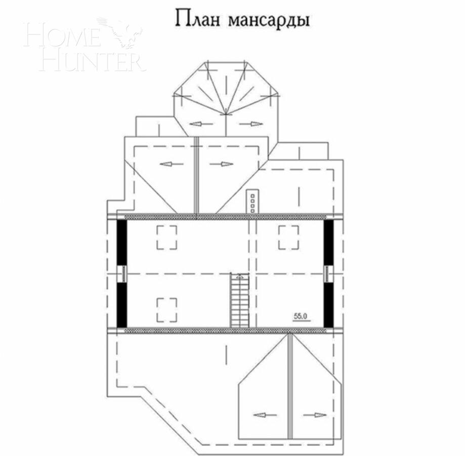2-этажный коттедж 372 м² с отделкой