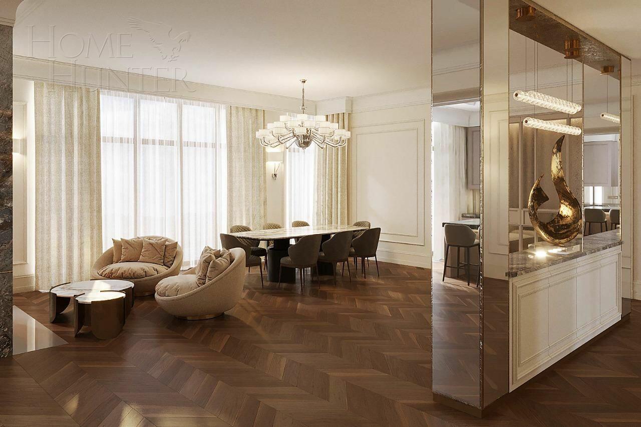 2-этажный коттедж 500 м² с отделкой