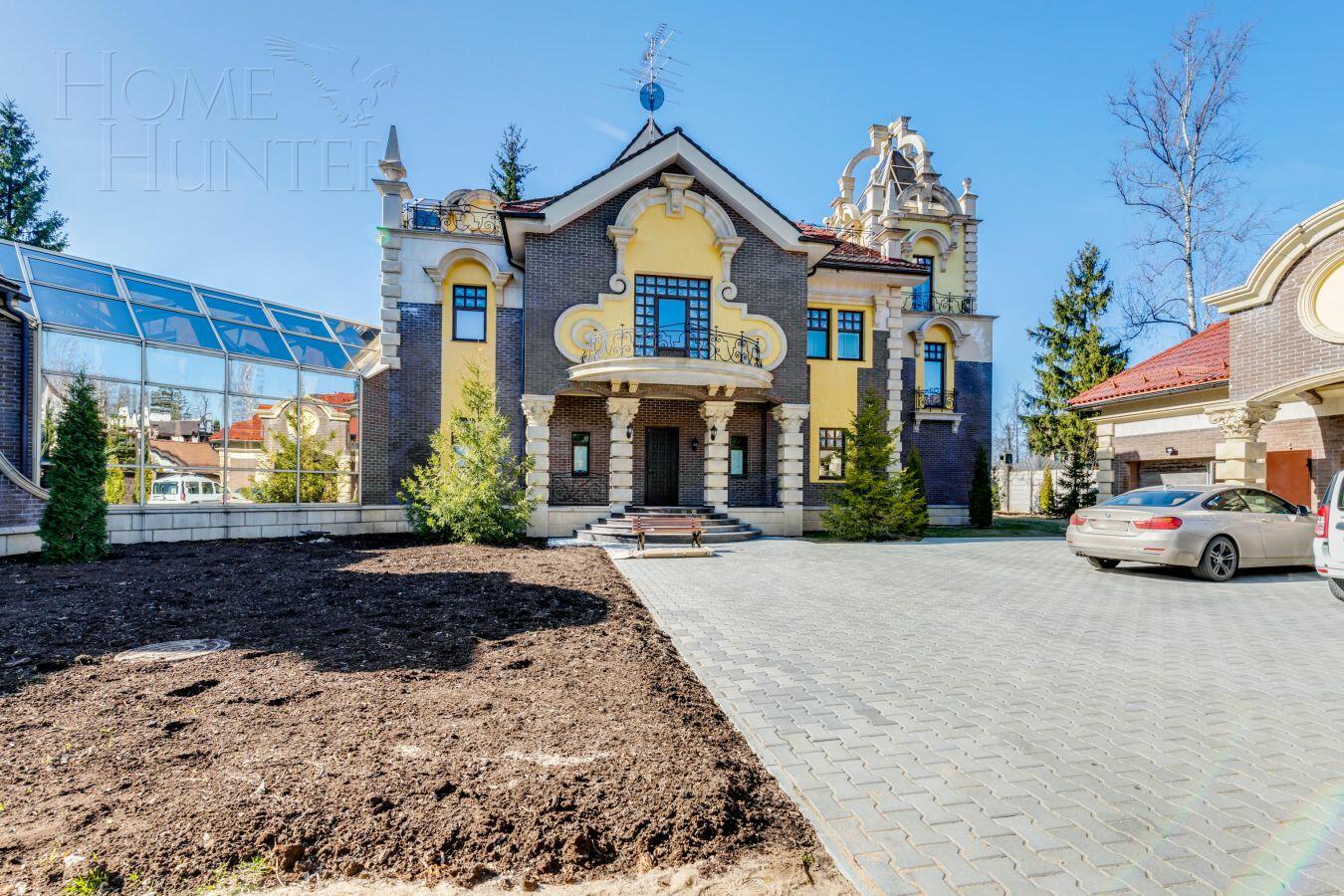 2-этажный коттедж 970 м² без отделки