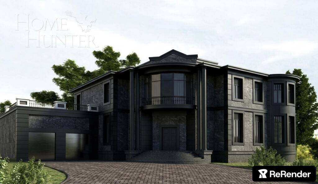 2-этажный коттедж 950 м² без отделки