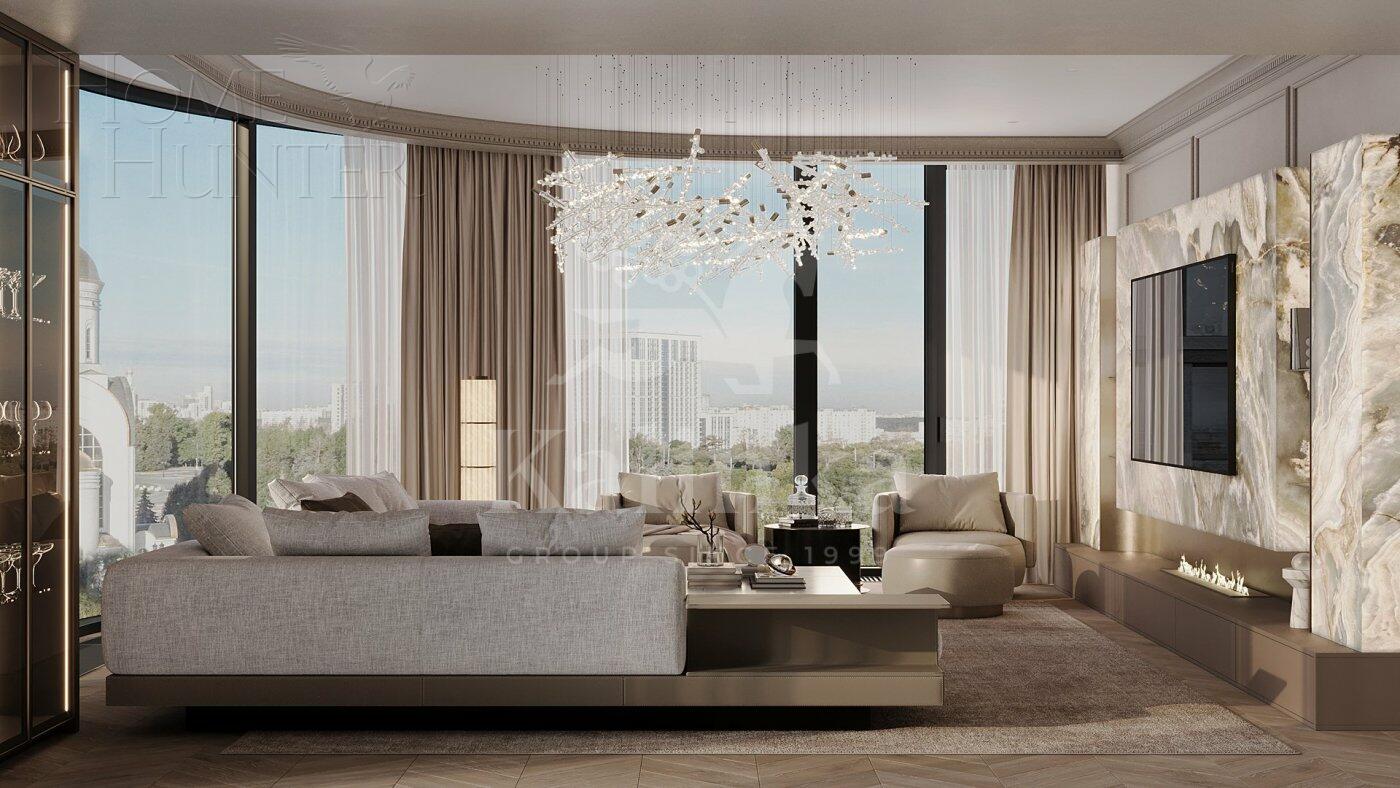 4-КОМН. КВАРТИРА С ОТДЕЛКОЙ 178.9 М² НА 7 ЭТАЖЕ