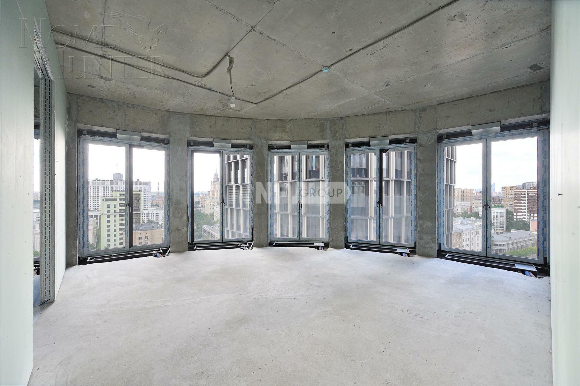 3-КОМН. АПАРТАМЕНТЫ БЕЗ ОТДЕЛКИ 126 М² НА 15 ЭТАЖЕ