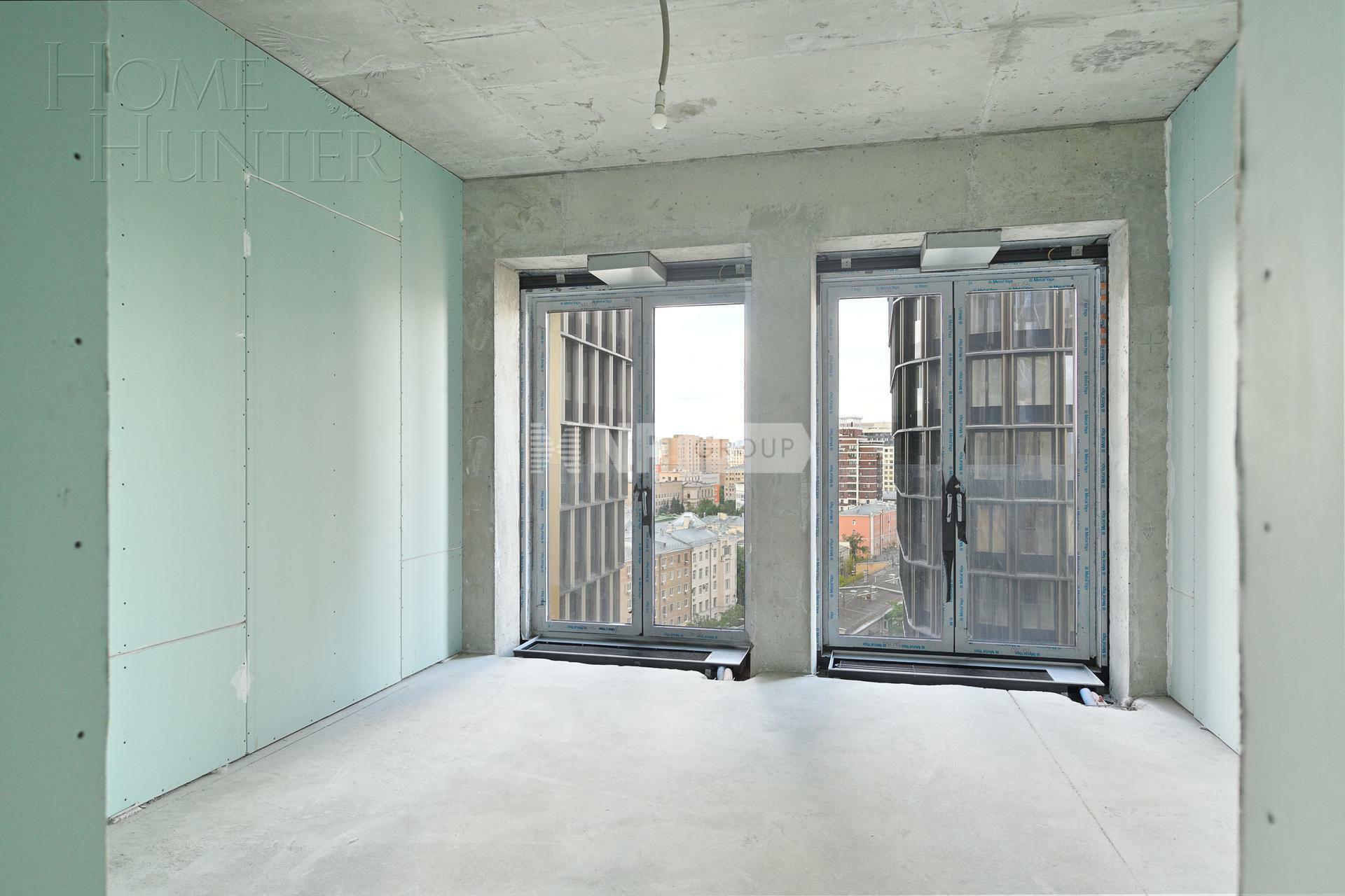 3-КОМН. АПАРТАМЕНТЫ БЕЗ ОТДЕЛКИ 122.5 М² НА 14 ЭТАЖЕ