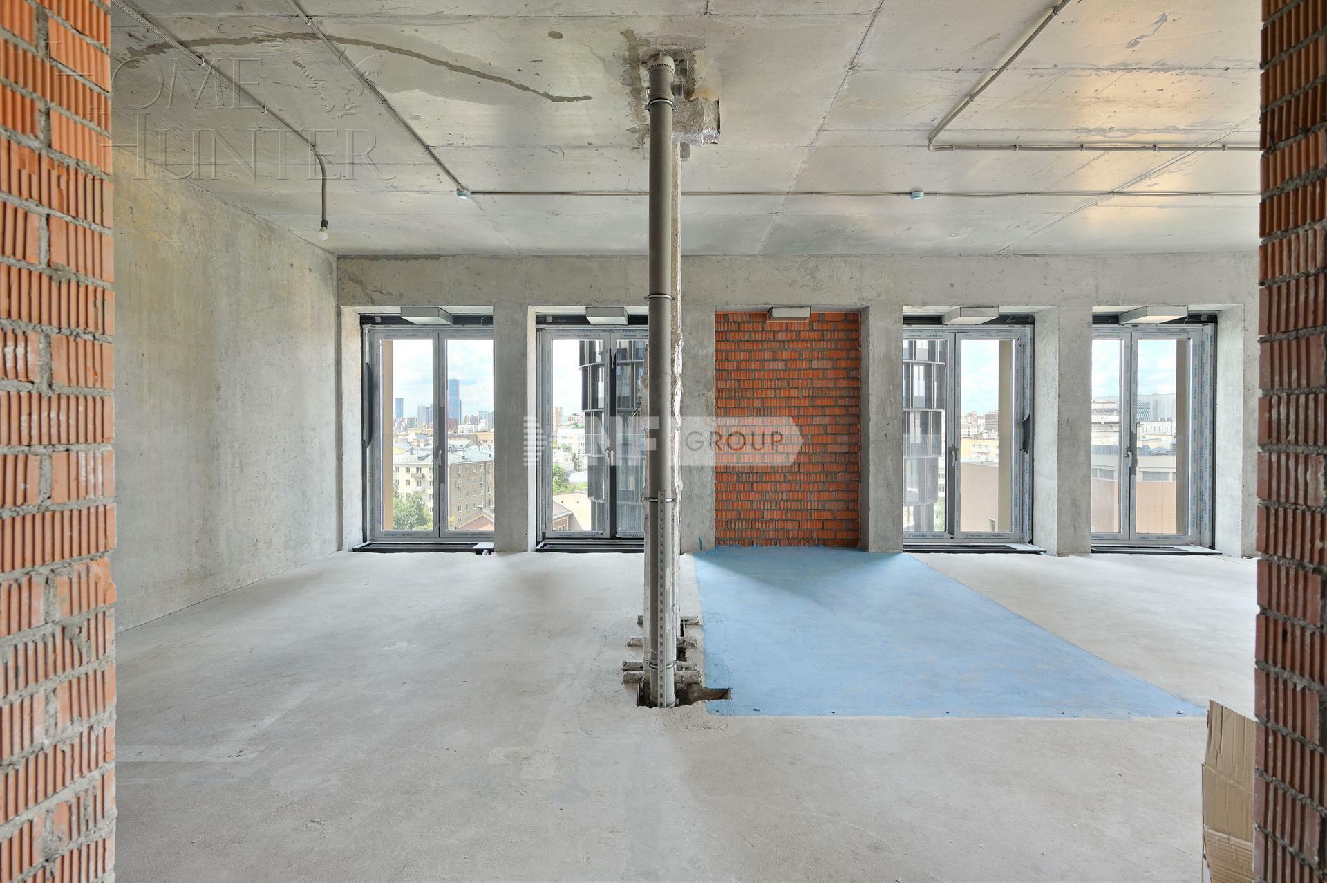 2-КОМН. АПАРТАМЕНТЫ БЕЗ ОТДЕЛКИ 122.6 М² НА 11 ЭТАЖЕ