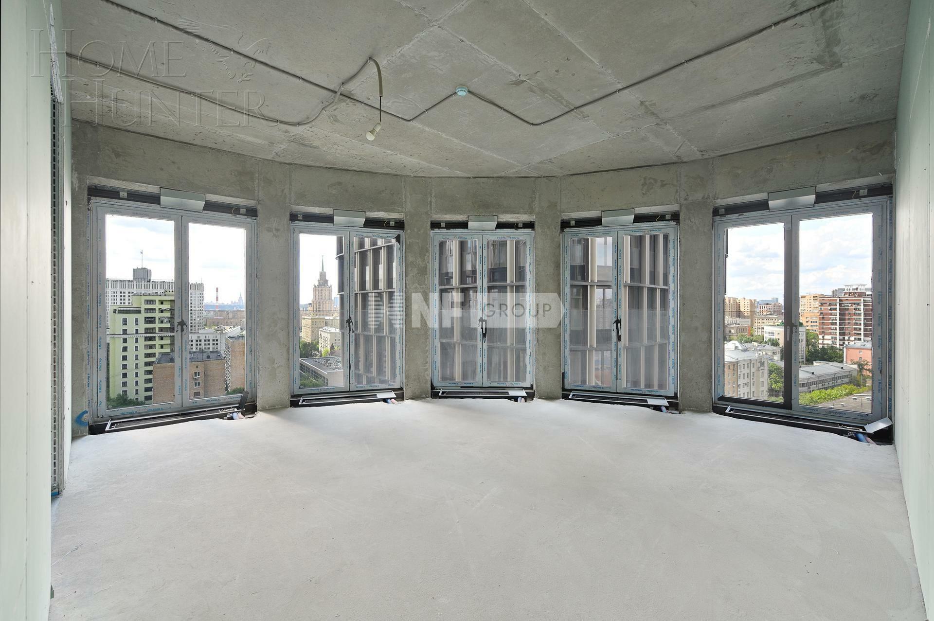 3-КОМН. АПАРТАМЕНТЫ БЕЗ ОТДЕЛКИ 122.5 М² НА 14 ЭТАЖЕ