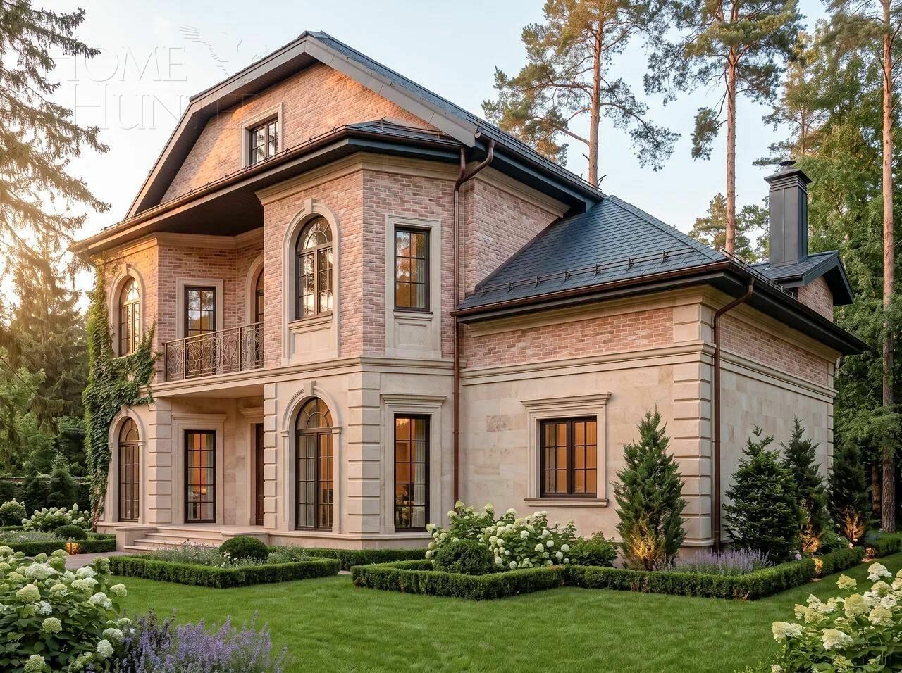 2-этажный коттедж 560 м² без отделки